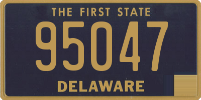 DE license plate 95047