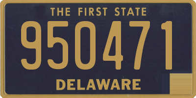 DE license plate 950471