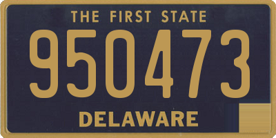 DE license plate 950473