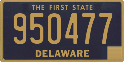 DE license plate 950477