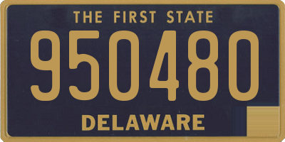 DE license plate 950480