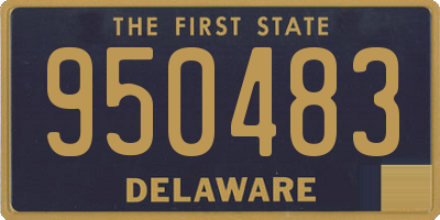 DE license plate 950483