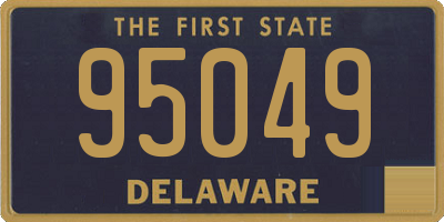 DE license plate 95049