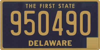 DE license plate 950490