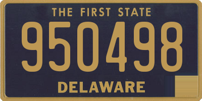 DE license plate 950498
