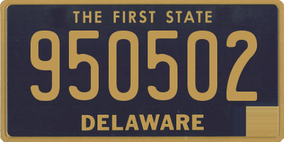 DE license plate 950502