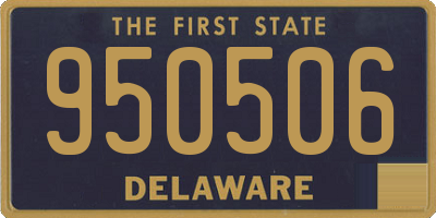 DE license plate 950506