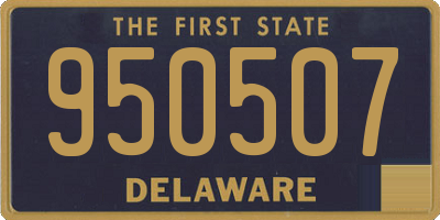 DE license plate 950507