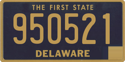 DE license plate 950521