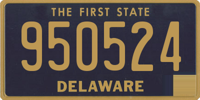 DE license plate 950524