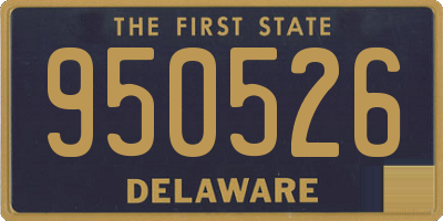 DE license plate 950526