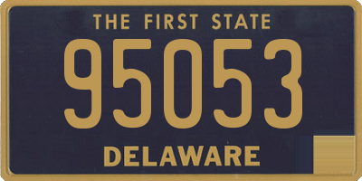 DE license plate 95053