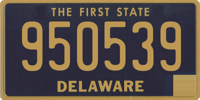 DE license plate 950539