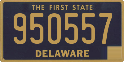 DE license plate 950557