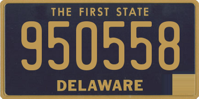 DE license plate 950558