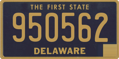 DE license plate 950562