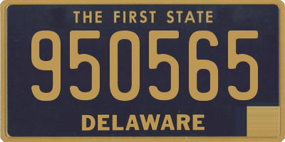 DE license plate 950565