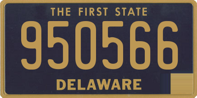 DE license plate 950566