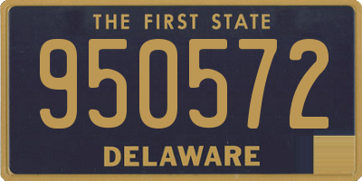 DE license plate 950572