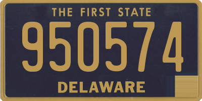 DE license plate 950574
