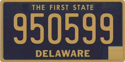 DE license plate 950599