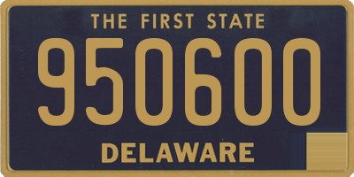 DE license plate 950600
