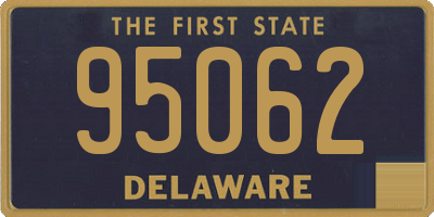 DE license plate 95062