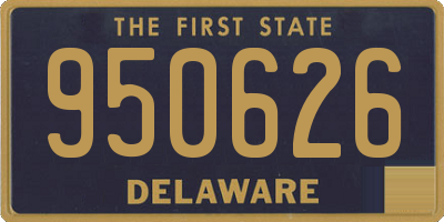 DE license plate 950626