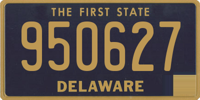 DE license plate 950627