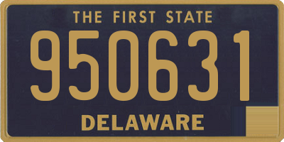 DE license plate 950631