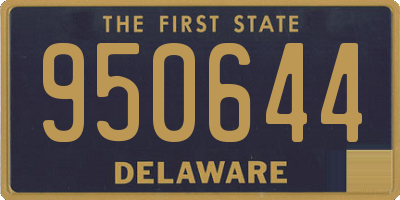 DE license plate 950644