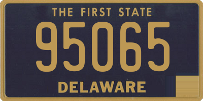 DE license plate 95065