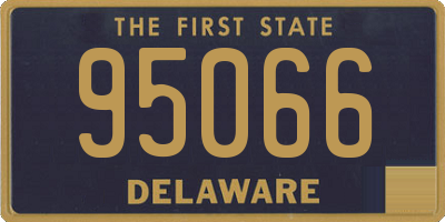 DE license plate 95066