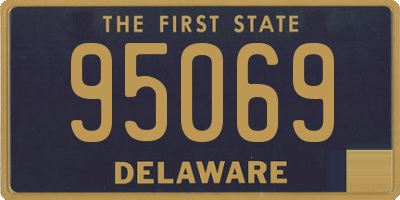 DE license plate 95069