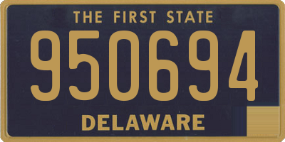 DE license plate 950694