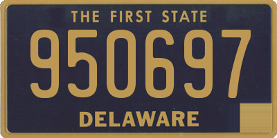 DE license plate 950697