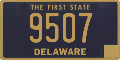 DE license plate 9507