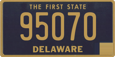 DE license plate 95070