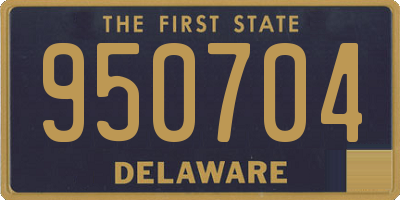 DE license plate 950704