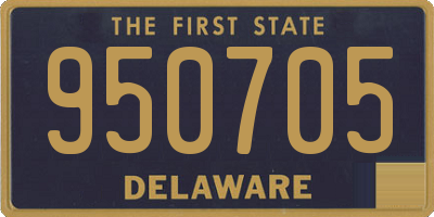 DE license plate 950705
