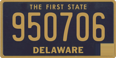 DE license plate 950706