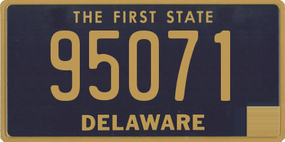 DE license plate 95071