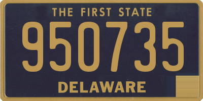 DE license plate 950735
