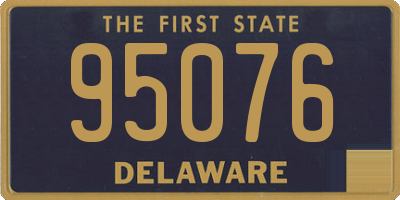 DE license plate 95076
