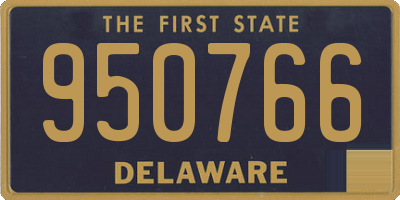 DE license plate 950766