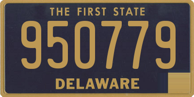 DE license plate 950779