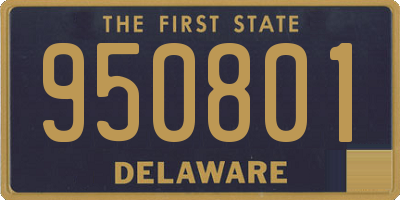 DE license plate 950801