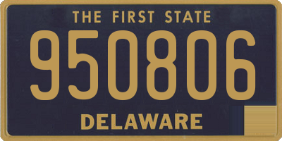 DE license plate 950806