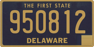 DE license plate 950812