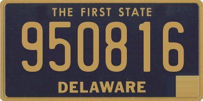 DE license plate 950816